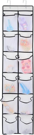 12 Large Pockets Over The Door Hanging Shoe Organizer by GOMAJI
