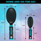 Conair Hairbrush | For All Hair Types | Travel & Full Size | Pack of 3