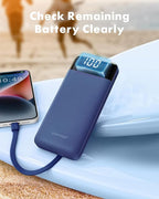charmast Portable Charger with Built in Cables, Power Bank with Cords Wires - Image 7