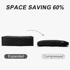 Compression Travel Packing Cubes, 6 Set Expandable Luggage Organizer Bags - Image 2