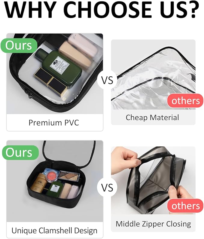 Moyad TSA Approved Clear Toiletry Bag - Image 4