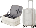 aji Expandable Top Open Carry On Luggage 22x14x9 Airline Approved, 20 Inch Hard by AJIVALUESTYLISHQUALITY