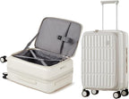 aji Expandable Top Open Carry On Luggage 22x14x9 Airline Approved, 20 Inch Hard by AJIVALUESTYLISHQUALITY