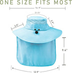 Fishing Hat Breathable Wide Brim Sun Hats - Image 6
