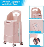 20 Inch Ride on Luggage With Seat - Image 3
