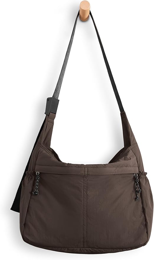 ODODOS 20L Crossbody Tote Bag Large Capacity Lightweight Hobo Shoulder Sling by ODODOS