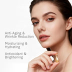 HKH Vitamin C Serum Capsules For Face: 48 Caps Anti-Aging Wrinkles With Vit C & Vitamin E Serum For Women Over 30+ - Reducing Fine Lines - Smoothing & Firming Skin - Travel Portable
