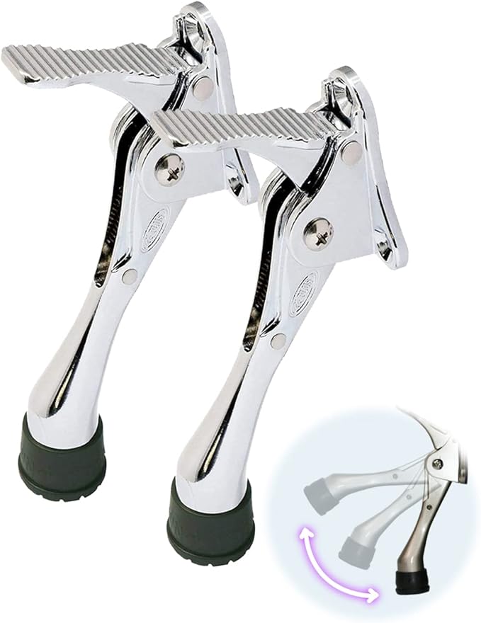 One Touch Kickdown Door Stopper, Door Holder, Heavy Duty Door Stops, Bottom of by HASHI