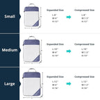 Compression Packing Cubes 6 Set, Compressible Space-Saving Packing Cubes - Image 4