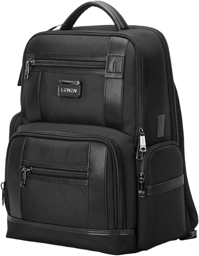 Laptop Business Backpack for Men & Women, Work Backpack Fits 15.6 Inch by Lenzn