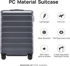Carry on Luggage 22 X 14 X 9 Airline Approved, 20 Inch Luggage - Image 2