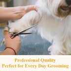 JASON 7.5" Thinning Shears for Dogs 40-Teeth Dog Grooming Blending Shear Professional Pet Thinners Blender Scissors Trimming Kit for Groomers Christmas Gift