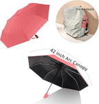 BAODINI Small UV Protection Travel Umbrella Compact - Image 4