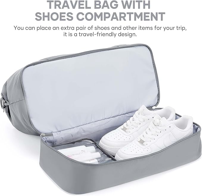 Travel Duffel Bag, Sports Tote Gym Bag, Shoulder Weekender Overnight Bag - Image 4