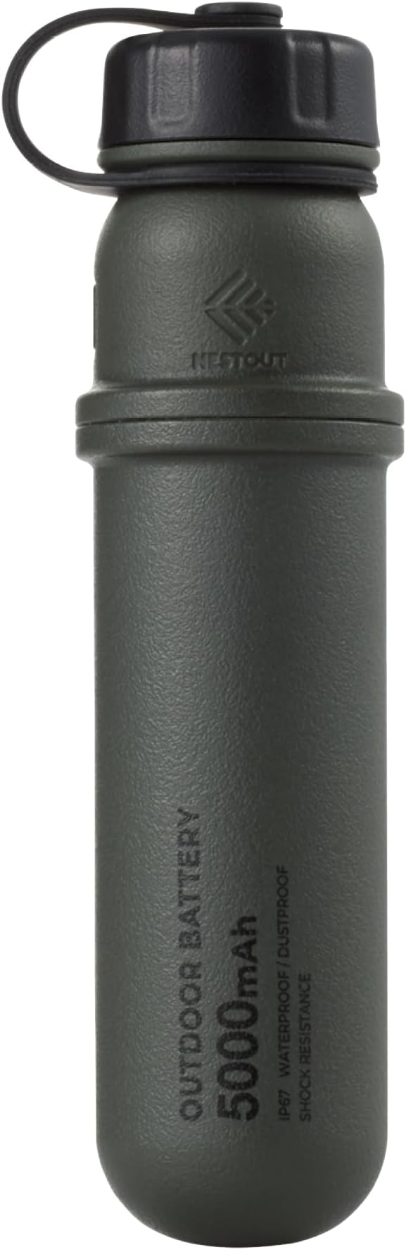NESTOUT Portable Charger, 5000mAh Outdoor Battery Power Bank, 15W USB-C Fast by ELECOM