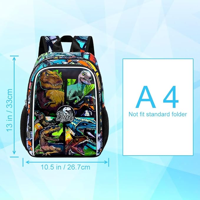 CCJPX Toddler Backpack for Boys Girls, Dinosaur Unicorn Cat Preschool Bookbag - Image 2