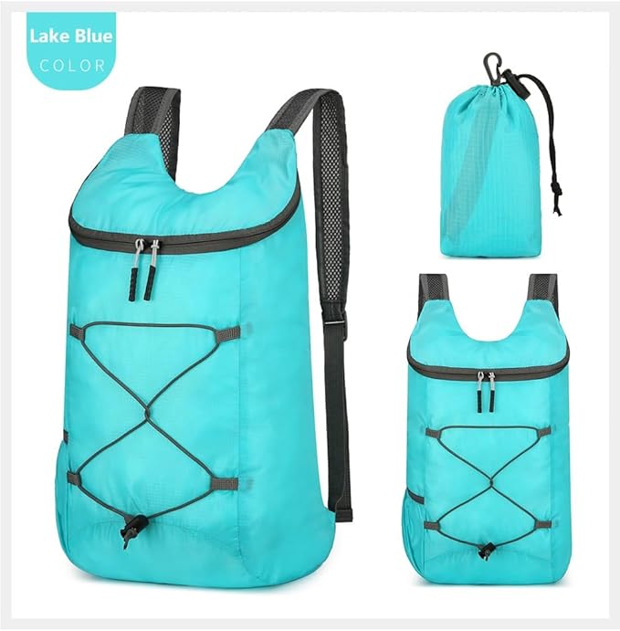 16L Hiking Daypack Lightweight Foldable Travel Backpack Water Repellent Camping - Image 2