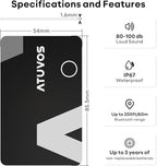 ATUVOS Wallet Tracker Finder Card, Ultra-Thin 1.6mm & 3-Year Battery, Smart - Image 6