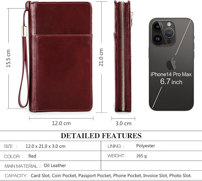 CONTACTS Travel Passport Wallet - Image 3