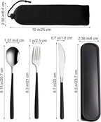 VANRA 3-Piece Portable Travel Utensils Set - Image 7