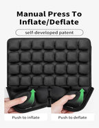 Travel Cushion Airplane Seat, Inflatable Air Bubble Design - Image 4