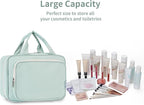 Travel Toiletry Bag for Women Large Hanging Makeup Bag Organizer Toiletries Bag - Image 6