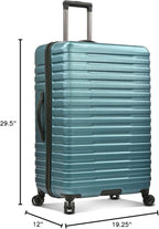 U.S. Traveler Boren Polycarbonate Hardside Rugged Travel Suitcase Luggage - Image 9
