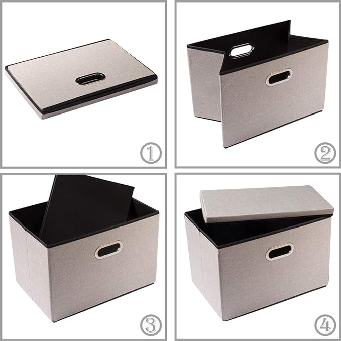 PRANDOM Extra Large Collapsible Storage Bins - Image 6