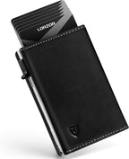 LORZOR Wallet for Men with Metal Card Holder, Pop Up Wallet, Finest Full Grain by LORZOR