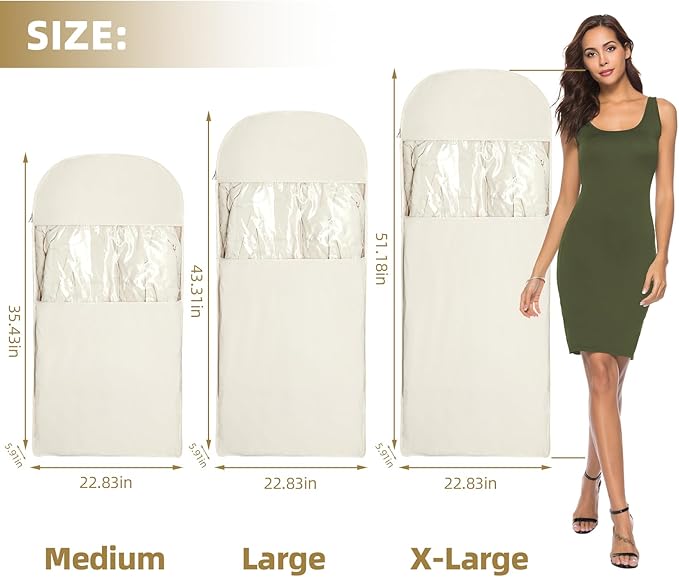 2 Packs Space Saving Garment Bag - Image 2
