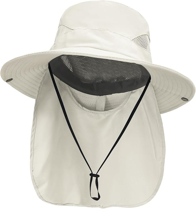 NPJY Sun Fishing Hats with Neck Flap by Unknown