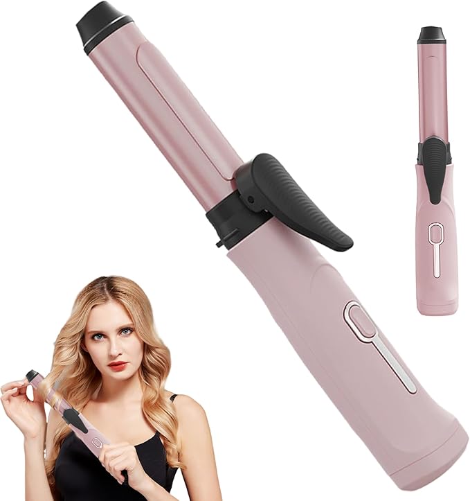Curling Iron, Rechargeable Wireless Mini Travel Size Curling Wand with 3 Temperature Settings, Styling Tools & Appliances