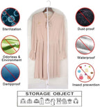 Garment Bag Covers 24'' x48'' Garment Bags White Breathable Full Zipper Dust - Image 4
