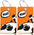 2PCS 2303 Bright Silicone Luggage tag by SIVEUMIL