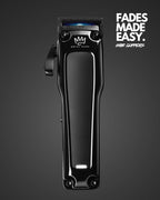 Royal Clips - Fade Kit 2.0 Clippers - 7000rpm Professional Hair Clippers for Men - Detachable DLC Fade Blade - Cordless & Rechargeable - Ideal Holiday Gift for Men, Fathers, Brothers & Barbers (Black)