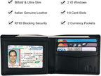Wallet for Men-Genuine Leather RFID Blocking Bifold Stylish Wallet - Image 3