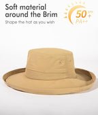 UV 50 Sun Hat for Women Wide Brim - Image 2