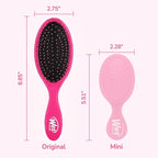 Wet Brush Detangling Brush, Original Detangler (Pink), Wet & Dry Tangle-Free Hair Brush for Women & Men, No Tangle, Soft and Flexible Bristles for Straight, Curly and Thick Hair