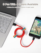 Kanemc Magnetic Cable Tie, 4.72'' Cord Ties Magnet Cable Straps Cord Wrap - Image 3