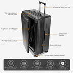 Premium Carry On Luggage, 29 Inch Top Opening Aluminum Frame Airline Approved - Image 4