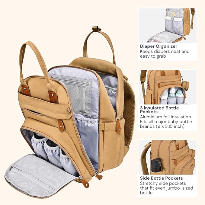 BabbleRoo Diaper Bag Backpack - Image 5