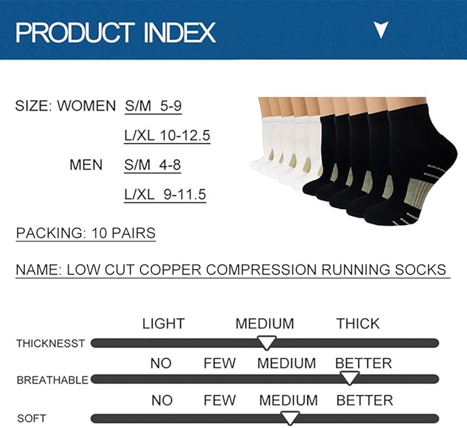 Iseasoo Copper Compression Socks - Image 6