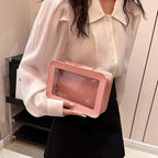 Clear Makeup Bag Small, TSA Approved Portable Toiletry Bag - Image 5