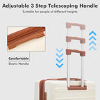 luggage sets 3 Piece with Spinner Wheel, 100% PC Material Lightweight Durable - Image 5