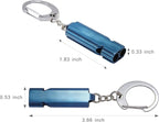 Whistle for Coaches Teachers, Emergency Survival Stainless Steel Whistles 2 Pack - Image 3
