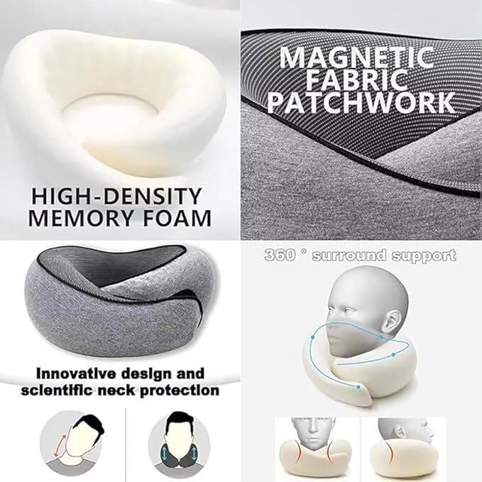 Travel Pillow, Travel Neck Pillow, 360 Degree Comfort and Breathability - Image 3