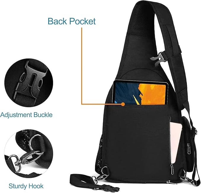 MOSISO Camera Bag Sling Backpack, DSLR/SLR/Mirrorless Full Open Camera Case - Image 4
