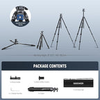 NEEWER LITETRIP LT07 61" Aluminum Travel Tripod - Image 9