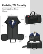 Large 3 In 1 Waterproof Garment Duffle Bags - Image 3