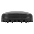 Rubber Hair Brush, Compact and Non Slip Afro Curls Twisted Comb, Washable Hair Brush Styling Tool for Home and Salon Use